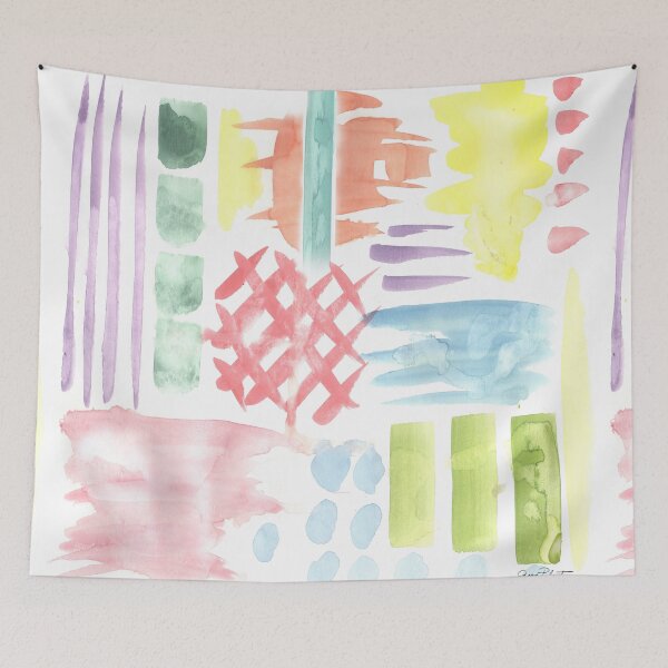 Item preview, Retro Watercolor Pattern B designed and sold by Jean Plout.