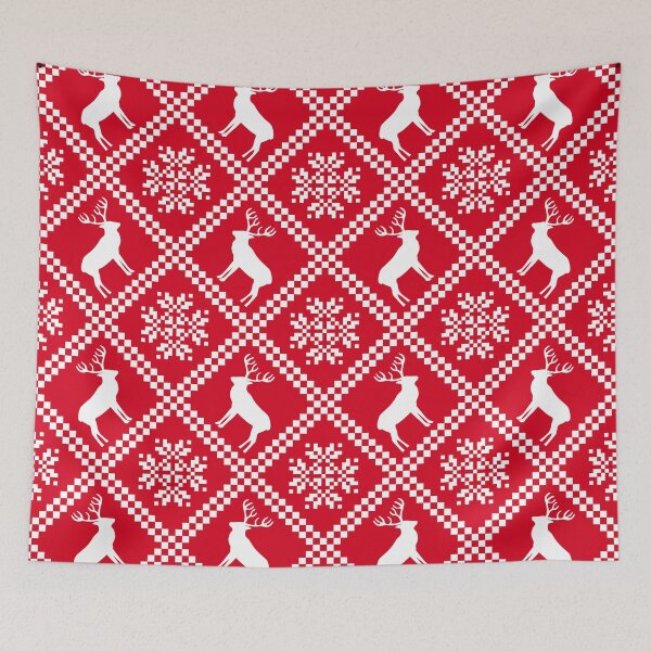 Item preview, christmas reindeer pattern designed and sold by Apoorv Choudhary.