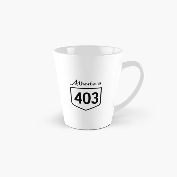 Alberta Provincial Highway 403 (Area Code 403) Tall Mug