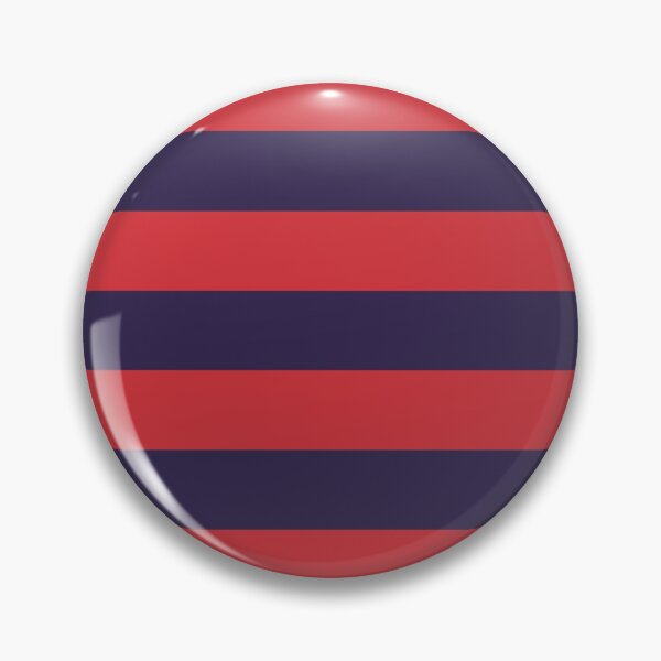Item preview, Medium NAVY BLUE & RED Horizontal STRIPES designed and sold by RachelMacht.