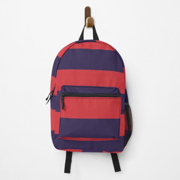 Item preview, Medium NAVY BLUE & RED Horizontal STRIPES designed and sold by RachelMacht.