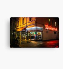 Pellegrinis Espresso Bar Canvas Print