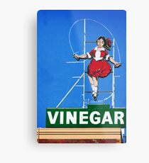 Skipping Girl Vinegar Metal Print