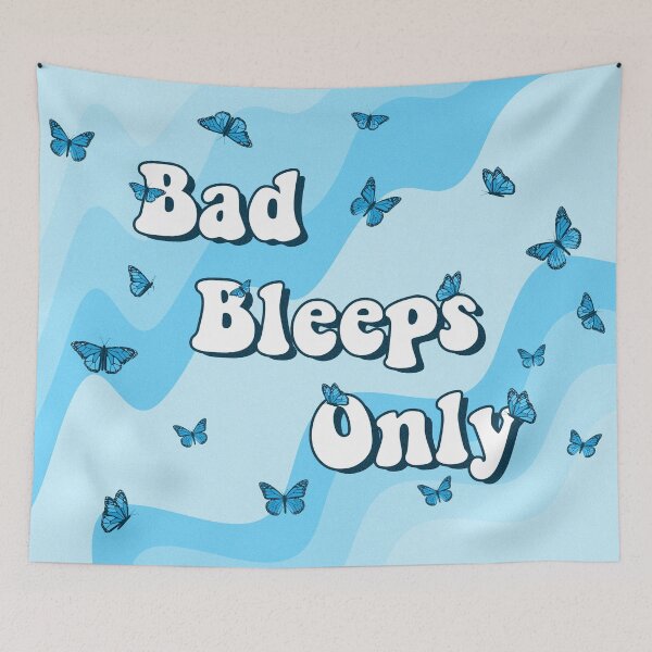 Item preview, Bad Bleeps Only Blue designed and sold by GlowinUp Shop.