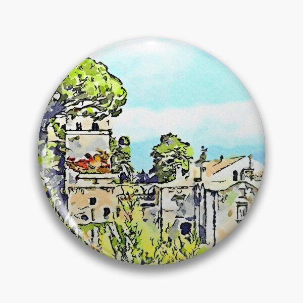 Item preview, Ravello: buildings among the trees designed and sold by Giuseppe Cocco.