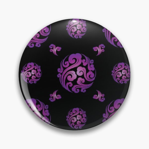 Item preview, Asian Cloud Pattern Chinese Cloud Black and Purple Burst Design designed and sold by Reeks808.