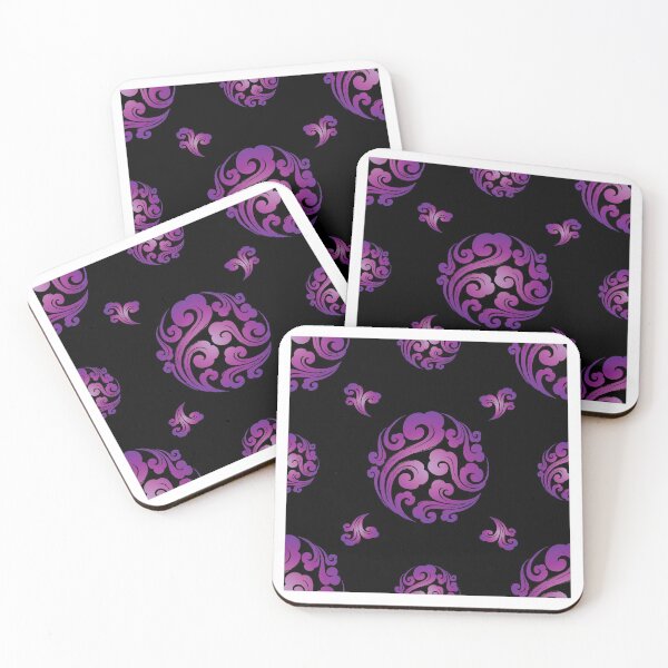 Item preview, Asian Cloud Pattern Chinese Cloud Black and Purple Burst Design designed and sold by Reeks808.