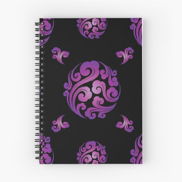 Item preview, Asian Cloud Pattern Chinese Cloud Black and Purple Burst Design designed and sold by Reeks808.