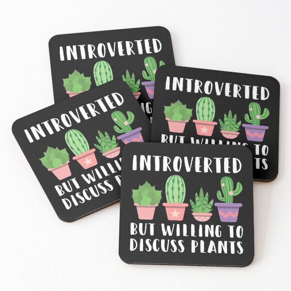 Item preview, Introverted But Willing To Discuss Plants Funny Gardening designed and sold by Vanover Designs.