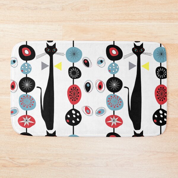 Item preview, Mid-Century Modern Art Cat 1.7 designed and sold by Old Urban Farmhouse Design Studio.