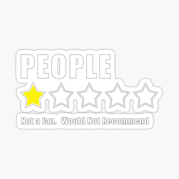 Item preview, People - 1 star - Not a Fan, Would not recommend designed and sold by Questforit.