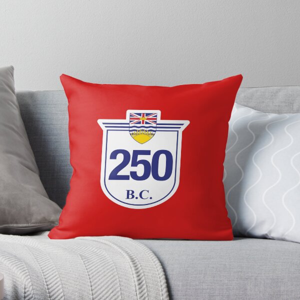 British Columbia Provincial Highway 250 (Area Code 250) Throw Pillow