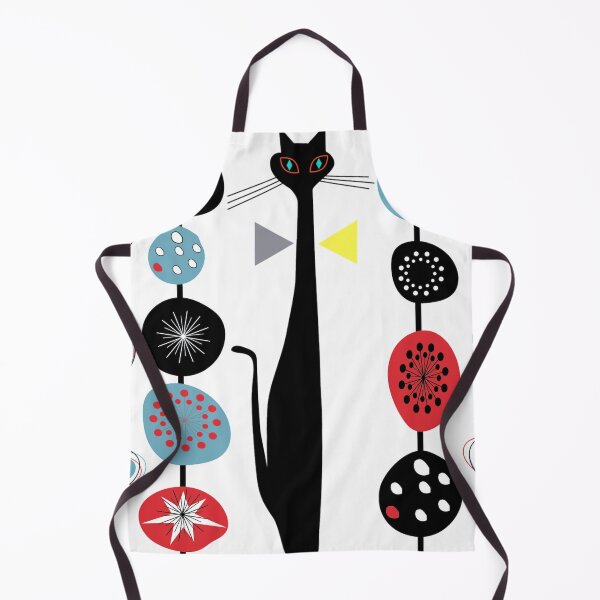 Item preview, Mid-Century Modern Art Cat 1.7 designed and sold by Old Urban Farmhouse Design Studio.