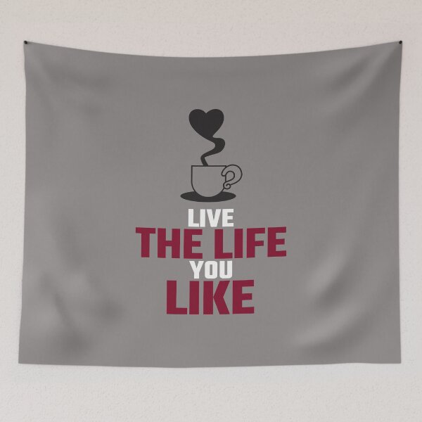 Item preview, Live The Life You Like designed and sold by Ayurveda Fun Store.