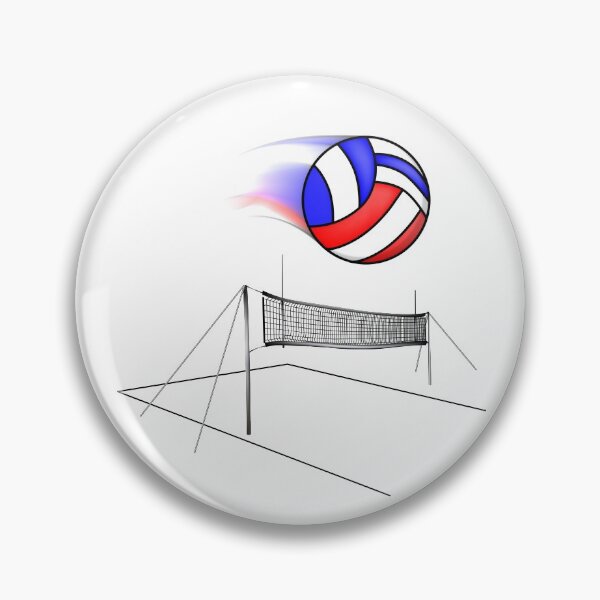 Item preview, Volleyball Flies Over The Net designed and sold by KeeganCreations.