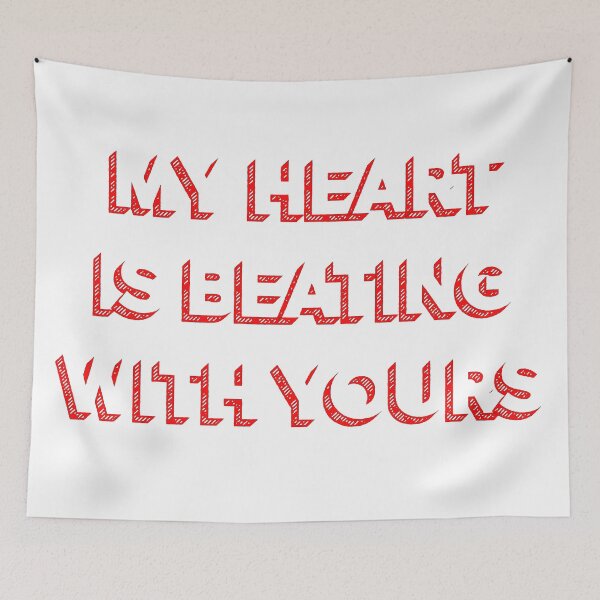 Item preview, My heart is beating with yours designed and sold by keisthard.