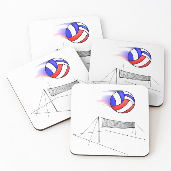 Item preview, Volleyball Flies Over The Net designed and sold by KeeganCreations.