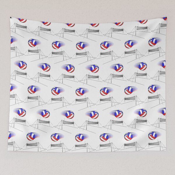 Item preview, Volleyball Flies Over The Net designed and sold by KeeganCreations.