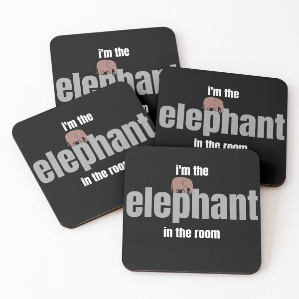 Item preview, I'm the elephant in the room, Funny Gift For a Friend, Dad, Mom, Brother or Sister. designed and sold by PrettyAmazing.