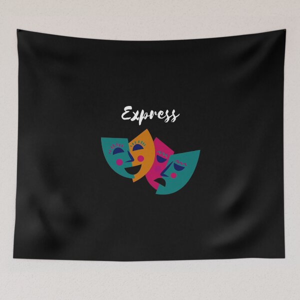 Item preview, Express - Black BG designed and sold by ActRightToday.