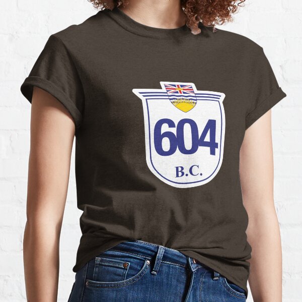 British Columbia Provincial Highway 604 (Area Code 604) Classic T-Shirt