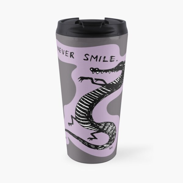 Never Smile (Lilac) Travel Mug