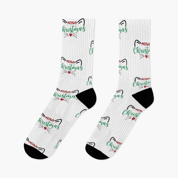 Item preview, Cute cat Christmas design(me-rry Christmas)  designed and sold by Slangt-shirt.