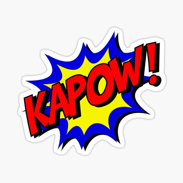 Kapow%21 Stickers | Redbubble