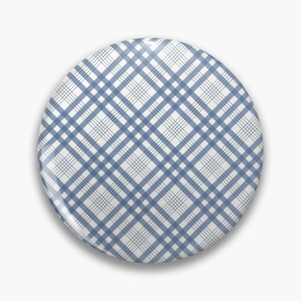 Item preview, blue and white tartan plaid patterned designed and sold by ImagineKaye.