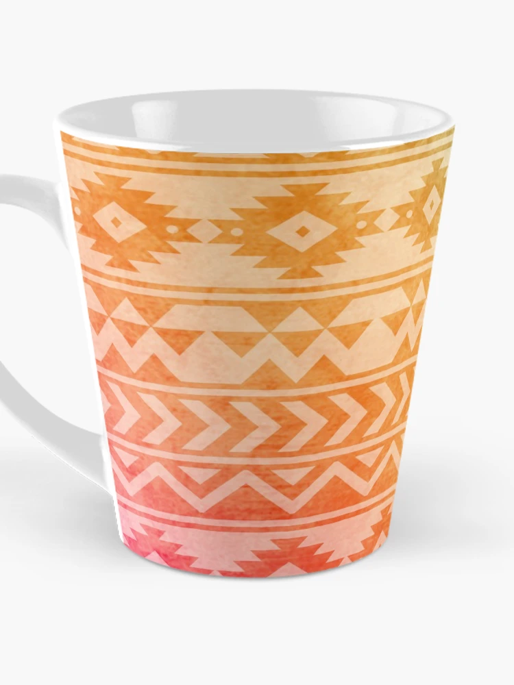 Thumbnail 3 of 4, Coffee Mug, Aztec Pattern 02 designed and sold by AlokeDesigns.