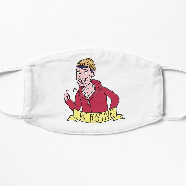 Todd B Positivo Mascarilla plana
