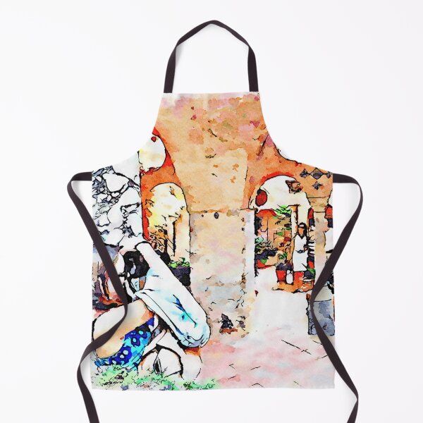 Item preview, Ravello: tourists in the cloister designed and sold by Giuseppe Cocco.