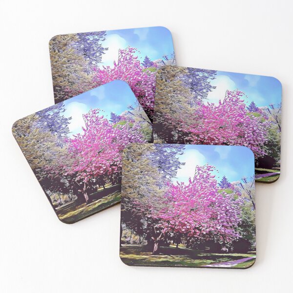 Item preview, City park in spring designed and sold by Sabine Straka.