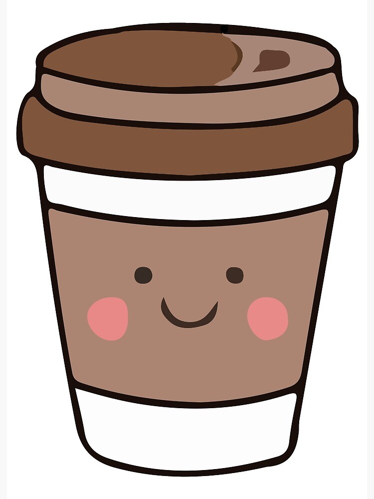 Hot Cup of kawaii cute coffee - NeatoShop