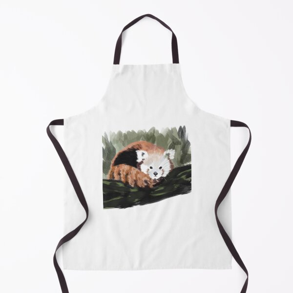 Item preview, Artistic Red panda in Gouache designed and sold by printmesomecolo.