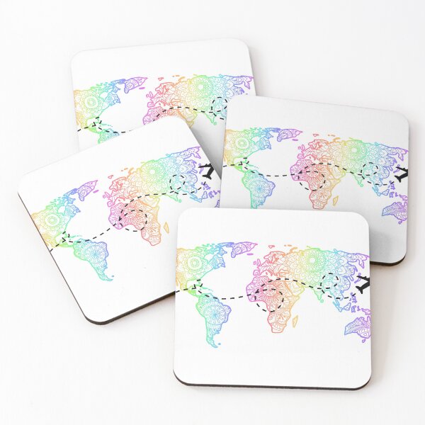 Item preview, mandala world map  designed and sold by riley-blue.