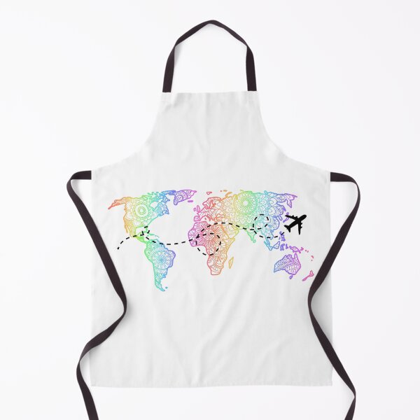 Item preview, mandala world map  designed and sold by riley-blue.