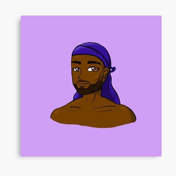 Durag Shawty Canvas Art Print by Artpce