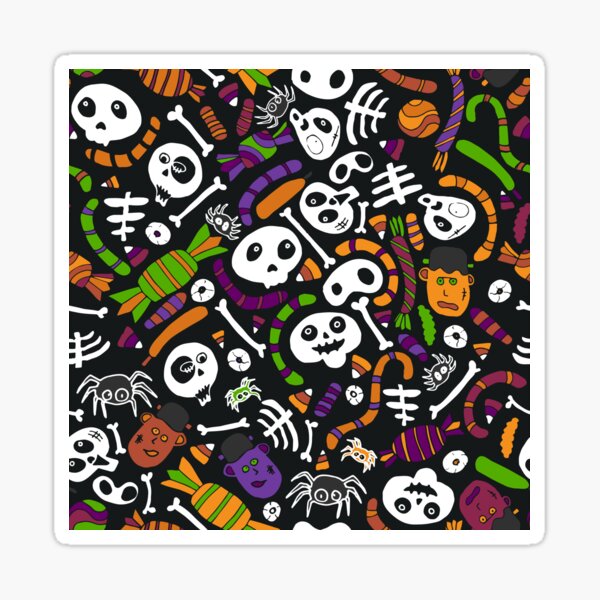 Spooky Bones Sticker