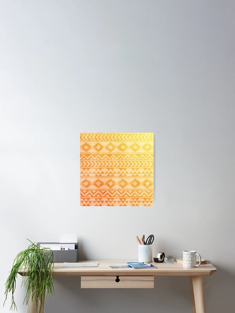 Thumbnail 2 of 3, Poster, Aztec Pattern 08 designed and sold by AlokeDesigns.