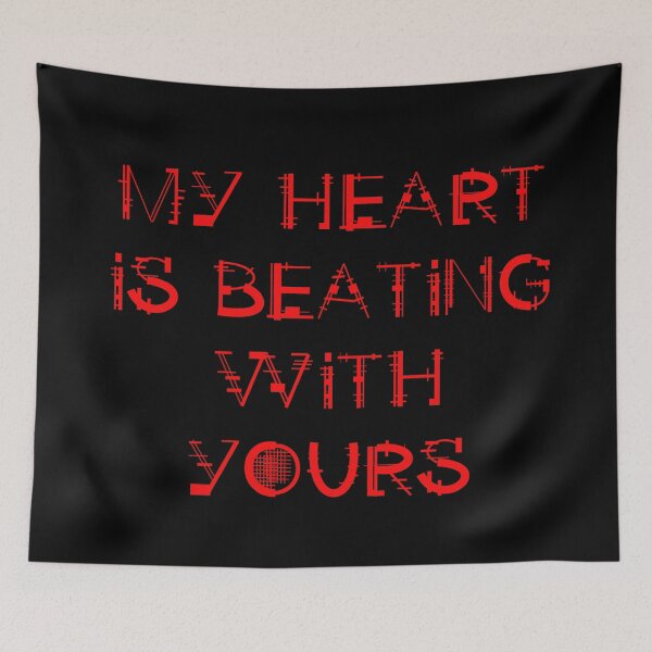 Item preview, my heart is beating with yours designed and sold by keisthard.