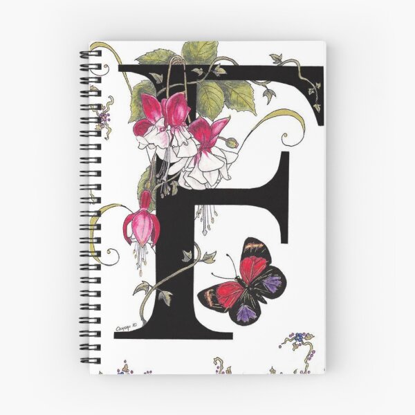 Item preview, F latter in floral designed and sold by aysha Irshad.