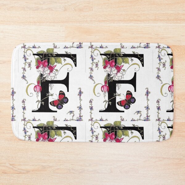 Item preview, F latter in floral designed and sold by aysha Irshad.