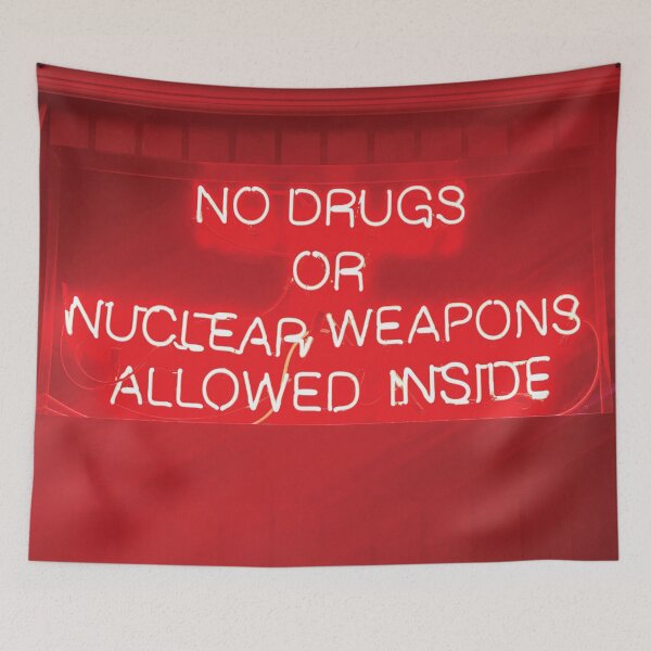 Item preview, No Drugs Or Nuclear Weapons Allowed Inside designed and sold by coolmerchplanet.