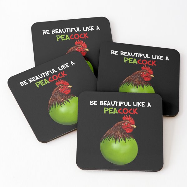 Item preview, Be Beautiful Like A Peacock - Funny Novelty Humor  designed and sold by Rooks-Artworks.