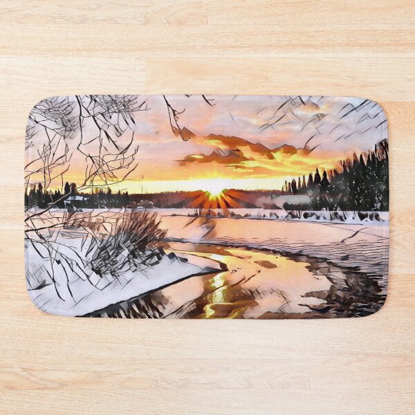 Item preview, Winter Snowy Forest designed and sold by evokearo.