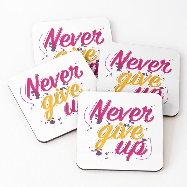 Item preview, Never give up designed and sold by magenta-dream.