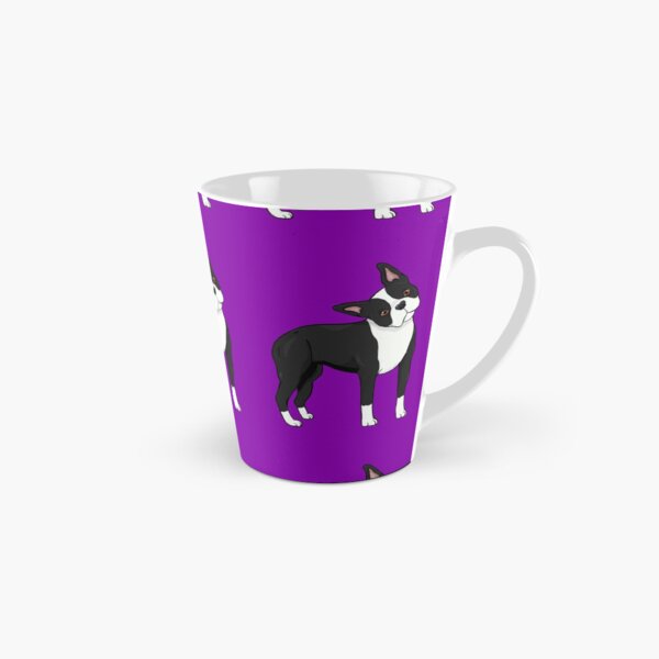 Adorable Boston Terrier Mug long