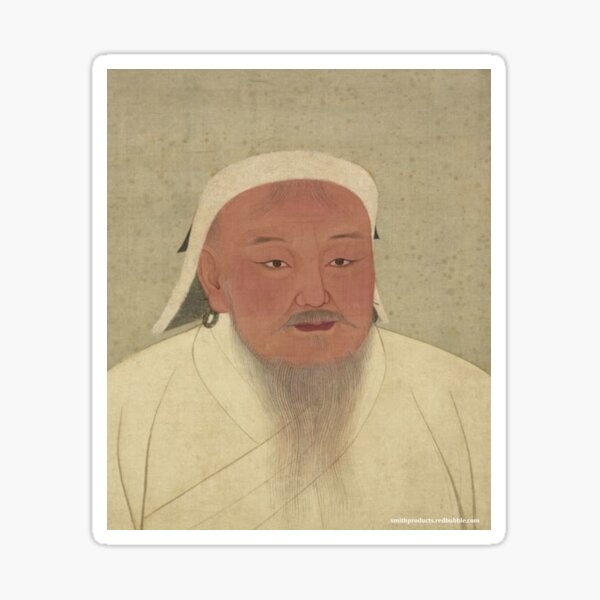 Genghis Khan Yuan Era design by smithproducts Sticker