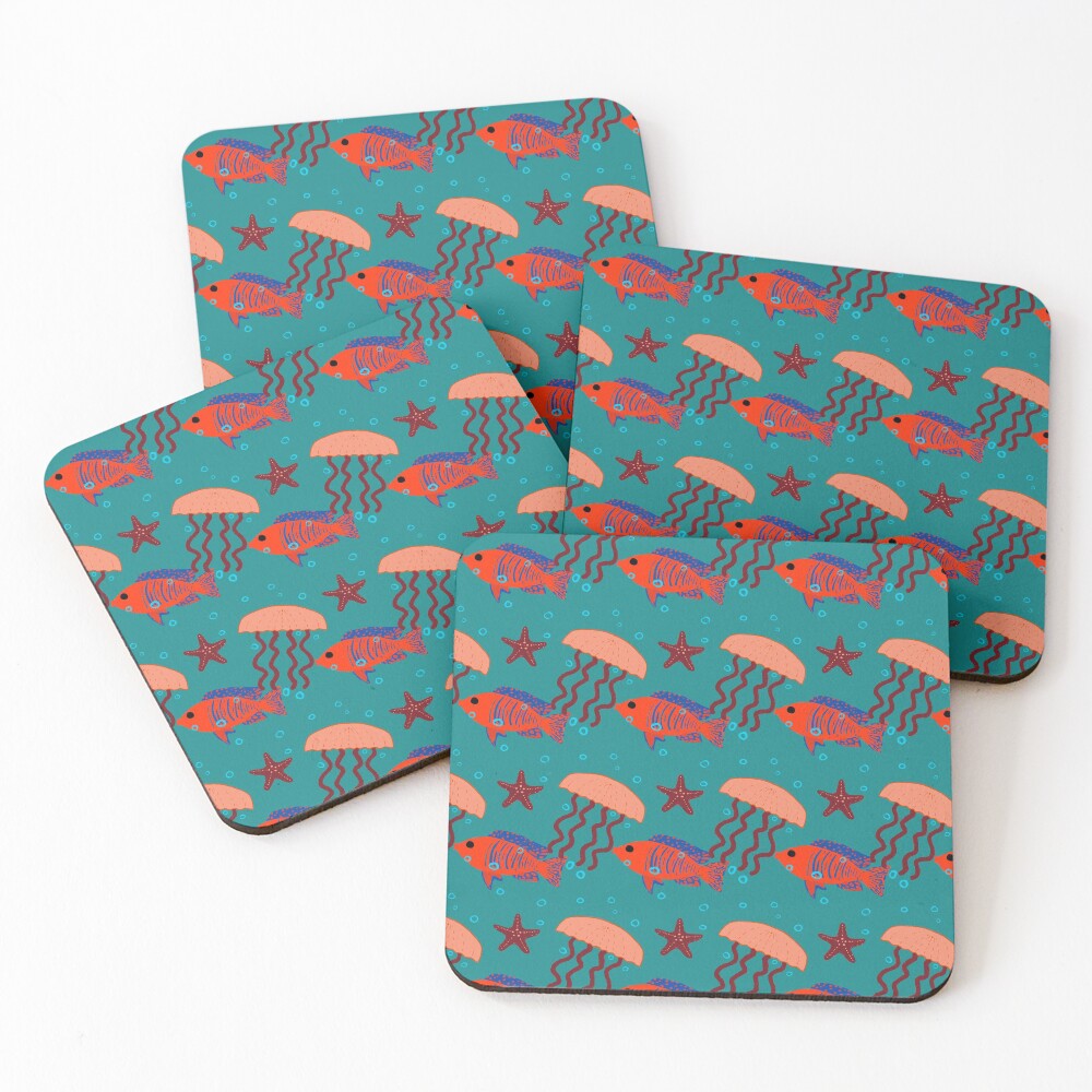 Item preview, Coasters (Set of 4) designed and sold by HomeofPatterns.
